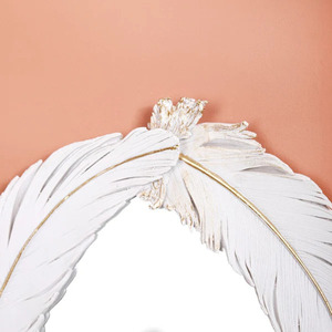 Feather fusion Oval Shape <b>Frame</b> Latest Wall <b>Mirror</b> for Home Decoration New Metal Wall <b>Mirror</b> in Wholesale Price - Product Image 3