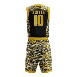 Kit de baloncesto personalizado de alta calidad para hombres, venta al por mayor, ropa deportiva, conjuntos de uniformes de club de equipo para Baloncesto de verano - Product Image 5