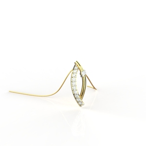Avarta Jewellery 18K Gold Ebullient Pendant para niñas y mujeres - Product Image 2