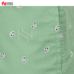 Pantalones cortos hechos a medida para hombre Nuevo estilo Color sólido 100% algodón Casual Venta al por mayor para venta en línea Hecho en Pakistán - Product Image 6