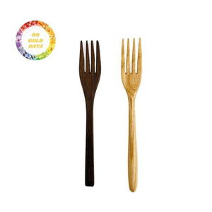 Cuillère en bois de qualité supérieure Couverts en bois naturel fabriqués à la main Parfait pour remuer Servir Cuisine Manger Salade Soupe Ustensile de cuisine - Product Image 2