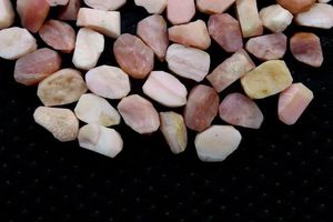 ชุดอัญมณีโอปอลไม่ขัดสี14-16มม. อัญมณีโอปอลสีชมพูธรรมชาติแบบหลวมสำหรับการทำเครื่องประดับ10ชิ้น - Product Image 3