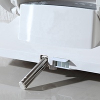 Couverture intelligente VOGO C130 avec fonction de télécommande avancée, forme allongée de siège de toilette