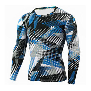 เสื้อแรชการ์ด MMA สำหรับเล่นกีฬาแบบสั่งทำพิมพ์โลโก้ตามต้องการ - Product Image 4