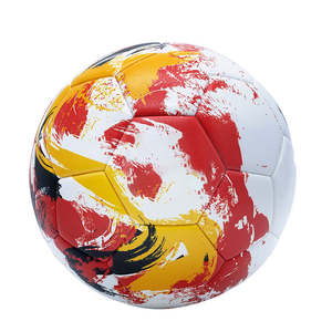 Ballons de football promotionnels avec logo personnalisé, impression de logo personnalisée, sport pakistanais, nouveau ballon de football en cuir PU, cuir PU personnalisé - Product Image 2