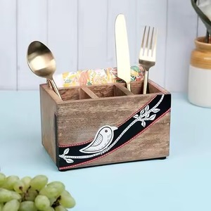 Spoon Rest <b>Holder</b> Natural Teak <b>Kitchen</b> <b>Utensils</b> Set Wood Spatula Salad Fork Wooden Spoon Set - Product Image 4