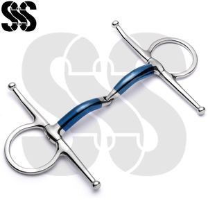 Bocado de Acero Inoxidable Ligero y Duradero de Buena Calidad con Boquilla Articulada, Antideslizante, Anti-tirones, de Mejillas Completas, Doble - Product Image 2