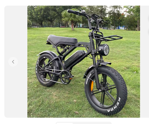 Bicicleta Eléctrica en Stock, Precio de Fábrica en China, Neumáticos Anchos, Bicicleta Eléctrica Urbana Económica - Product Image 3