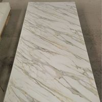 Fournisseurs de feuilles de marbre polygranite de Chine Épaisseur 2 mm 2,2 mm 2,5 mm 2,8 mm 3,0 mm Panneau mural en PVC de marbre pour le marché uruguayen