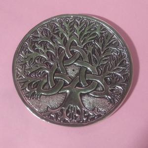 Brûleur d'encens et attrape-cendres en aluminium Porte-bâton d'encens parfumé pour diffuseur d'aromathérapie Cadeau d'invité parfait - Product Image 2