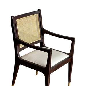 Sillón Moderno Minimalista de Madera de Teca y Ratán, Resistente, para Salón, Hotel, Villa, Muebles para Sala de Estar Residencial - Product Image 4