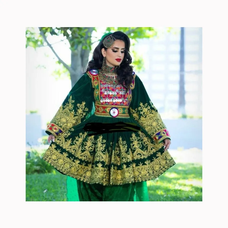 2024 이드 아프가니스탄 쿠치 드레스 판매 아프간 빈티지 쿠치 파슈툰 부족 집시 원피스 제품 판매