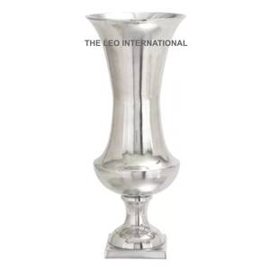 Jarrón de flores de Color plateado, metal de aluminio, hecho a mano, mesa de boda, artículo decorativo para Festival, cumpleaños, jarrón para otras ocasiones - Product Image 6