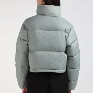Wholesales Price Women Winter Short Padded Puffer Coats <b>Jackets</b> Outwear Thick Padding Puffer <b>Jackets</b> - Product Image 3