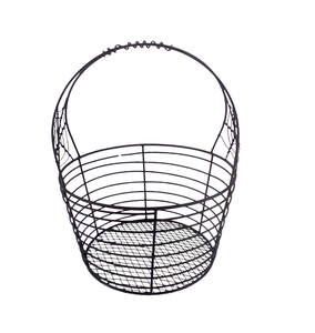 Cesta de Metal redonda de diseño antiguo, la mejor calidad, acabado de latón pálido, hecha a mano, cesta decorativa elegante personalizada para Halloween - Product Image 3