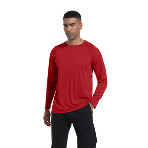 Fabricant OEM Vêtements de protection solaire UPF 50 + Vente en gros Chemise de sport à manches longues personnalisée et respirante pour hommes Rash Guard - Product Image 5