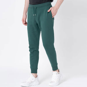 100% Fleece Fabric Eco-Friendly Breathable Windproof Sweatpants Side Pockets High Casual Comfortable Fitted <b>Trousers</b> Men's - Product Image 2