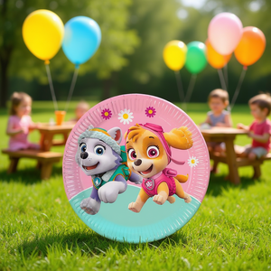 Piatti di Carta Paw Patrol Skye 23Cm 6 Pezzi Accessori per Feste - Product Image 3