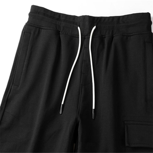 Shorts pour hommes de haute qualité, été, polyester/coton, écologiques, durables, séchage rapide, respirants, style hip-hop streetwear, avec cordon de serrage, les meilleurs - Product Image 6
