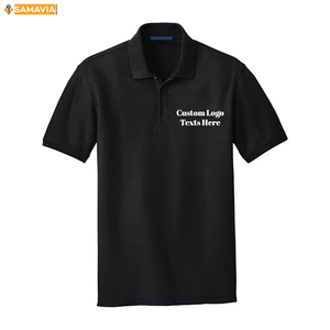 Samavia เสื้อโปโล RTS สำหรับผู้ชาย, ผ้าฝ้ายผสมโพลีเอสเตอร์ออกแบบโลโก้ได้ตามต้องการสวมใส่ในสำนักงานได้ทุกวันเสื้อยืดลำลองยุโรปอเมริกา - Product Image 5