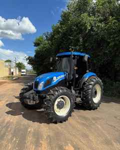 Tractor agrícola de calidad superior 100HP 4WD Holland Tractores de ruedas de invernadero agrícola nuevos y usados con motor para uso en césped - Product Image 5