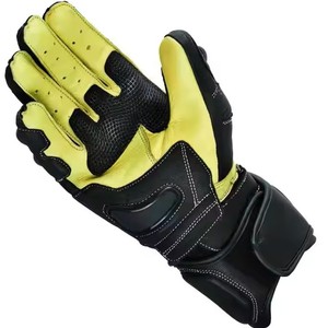 Dernier modèle de gant de moto en cuir pour hommes Gant de course de vélo à taux de vente élevé pour hommes Accessoires de fitness de la plus haute qualité - Product Image 2