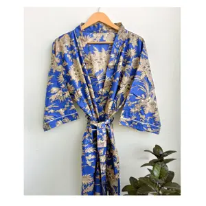 Nhất Bán Cotton Kimono Áo Mặc Quần Áo Áo Của Phụ Nữ Chắp Vá Áo Từ Ấn Độ Nhà Cung Cấp Với Số Lượng Lớn Giá