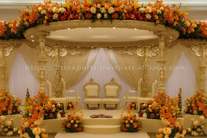 Elegancia boda india madera Mahal Mandap Rajwada boda real Mandap Venta De fábrica Bollywood Jodha Akbar Royal Mandap Canadá - Product Image 6