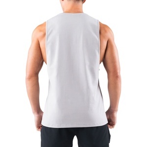 Workout Tank Top Graphic O Neck Oversize Side Cut Off <b>Singlet</b> Anti-Shrink Gym Clothing Custom Color Fitness Wear <b>Men</b> <b>Singlet</b> - Product Image 6