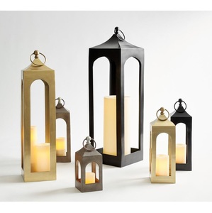 Elegant <b>Moroccan</b> Lanterns Gold Coated For Home And Wedding Tabletop <b>Lighting</b> Decoration Candle Lanterns - Product Image 5