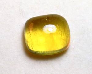 Piedra preciosa de cabujón suelto de berilo dorado Natural, gemas de berilo con forma de cojín, piedra pulida suave para joyería - Product Image 3
