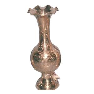 Florero de latón de alta calidad con grabado dorado acabado para decoración del hogar Decoración de mesa florero - Product Image 5