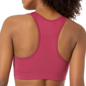 Tops Deportivos de Gimnasio para Mujer con Logotipo Personalizado de Alta Calidad, Sujetador Deportivo Básico para Yoga, Talla Grande, Liso, Teñido, Transpirable, para Damas - Product Image 3