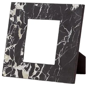 Best Selling Handmade Checked Pattern Resin Inlay Photo <b>Frame</b> Available in White and Black Colors - Product Image 1