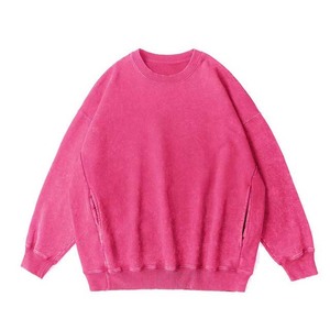Sudaderas de Algodón 100% con Cuello Alto y Hombros Caídos, Manga Larga, Estilo Oversize, Lavado Ácido, para Hombre, Todas las Tallas, Básicas 2026 - Product Image 5