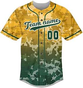 Camouflage Custom Baseball Jersey - Personalized Baseball Shirts with Custom Name & <b>Number</b> <b>for</b> Men, Women & Youth - Product Image 3