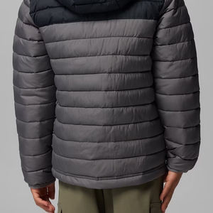 Veste à capuche pour garçons avec fermeture éclair, design décontracté confortable, design color block chaud avec logo personnalisé avec fermeture éclair 2026 - Product Image 6