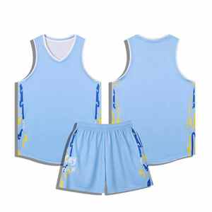 Camisetas y camisetas de baloncesto para hombre de doble cara reversibles de verano transpirables de secado rápido de nuevo estilo personalizado - Product Image 2