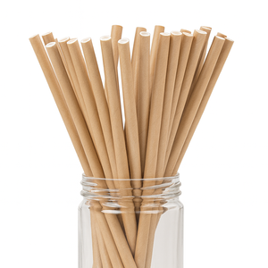 Pajitas Desechables Biodegradables Heepack, Pajitas de Papel Kraft Coloridas y Ecológicas para Leche, Jugos y Regalos - Product Image 5