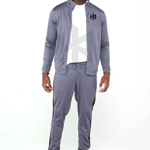 2025 hiver mode porter hommes survêtement coupe régulière solide respirant haute qualité manches longues pour un usage décontracté - Product Image 1