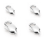 Fermoir en métal acier inoxydable pour collier et bracelet, 9mm/11mm/13mm/15mm/16mm/18mm, pour bijoux DIY