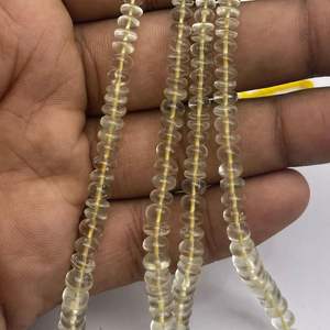 Cuentas Rondell de cristal del desierto libio natural, cuentas de cristal raras del desierto, suministro al por mayor redondo de 3mm para la fabricación de joyas - Product Image 6