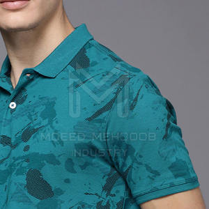 Camiseta de polo de hombre personalizada al por mayor hecha de poliéster/material de algodón MOQ bajo precio de fábrica para la venta - Product Image 5