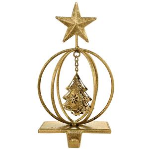 Modern Design Cast Iron Wire Metal Star <b>Stocking</b> <b>Holder</b> Shiny Polished for Home and Wedding Party Decorative MOQ 50pcs - Product Image 3