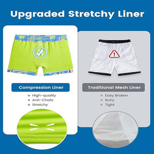 กางเกงขาสั้นผ้าฝ้ายสำหรับผู้ชายกางเกงวิ่งกางเกงขาสั้นชายหาดพิมพ์ซับลิเมชันสีสำหรับเล่นกีฬา - Product Image 3