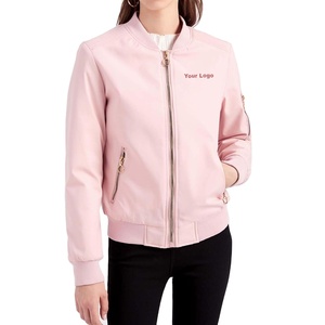 2025 nuevo al por mayor personalizado Unisex hombres mujeres Varsity personalizado al por mayor logotipo estampado negro mujeres bombardero chaqueta de alta calidad - Product Image 4