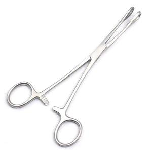 คีมจับฟองน้ำตรงทำจากสแตนเลส ใช้ซ้ำได้ สำหรับการผ่าตัดในโรงพยาบาล คุณภาพสูง ได้รับการรับรองมาตรฐาน ISO13485 - Product Image 2