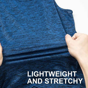 Vêtements de sport fabriqués au Pakistan, débardeur en maille respirante, écologique, séchage rapide, style streetwear, polyester/coton, taille plus pour hommes - Product Image 5