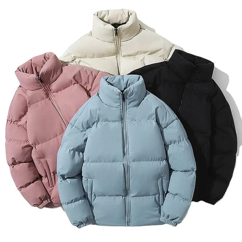 Winter Cotton Puffer jacket Mens Parkas Warm Streetwear Bread Varsity Coat Men Women Windbreakers Harajuku Golf Bomber Jackets