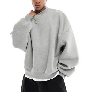 เสื้อสเวตเชิ้ตคอกลมทรงปกติ ขายส่ง แบบเรียบ ไม่มีลาย สำหรับสกรีนดิจิตอล ผ้าโพลีเอสเตอร์/คอตตอนฟลีซ สำหรับฤดูใบไม้ผลิ - Product Image 6